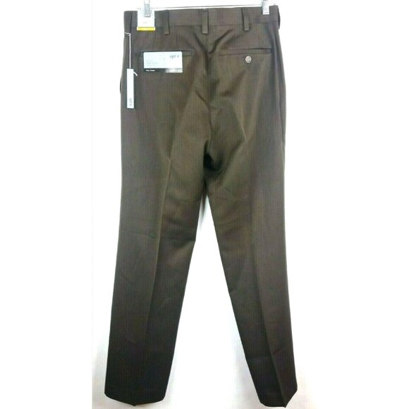 NWT APT 9 Size 8 Herringbone Pants Modern Fit 29"x30" Slacks Gray - Picture 2 of 9